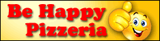 Be Happy Pizzeria Logo